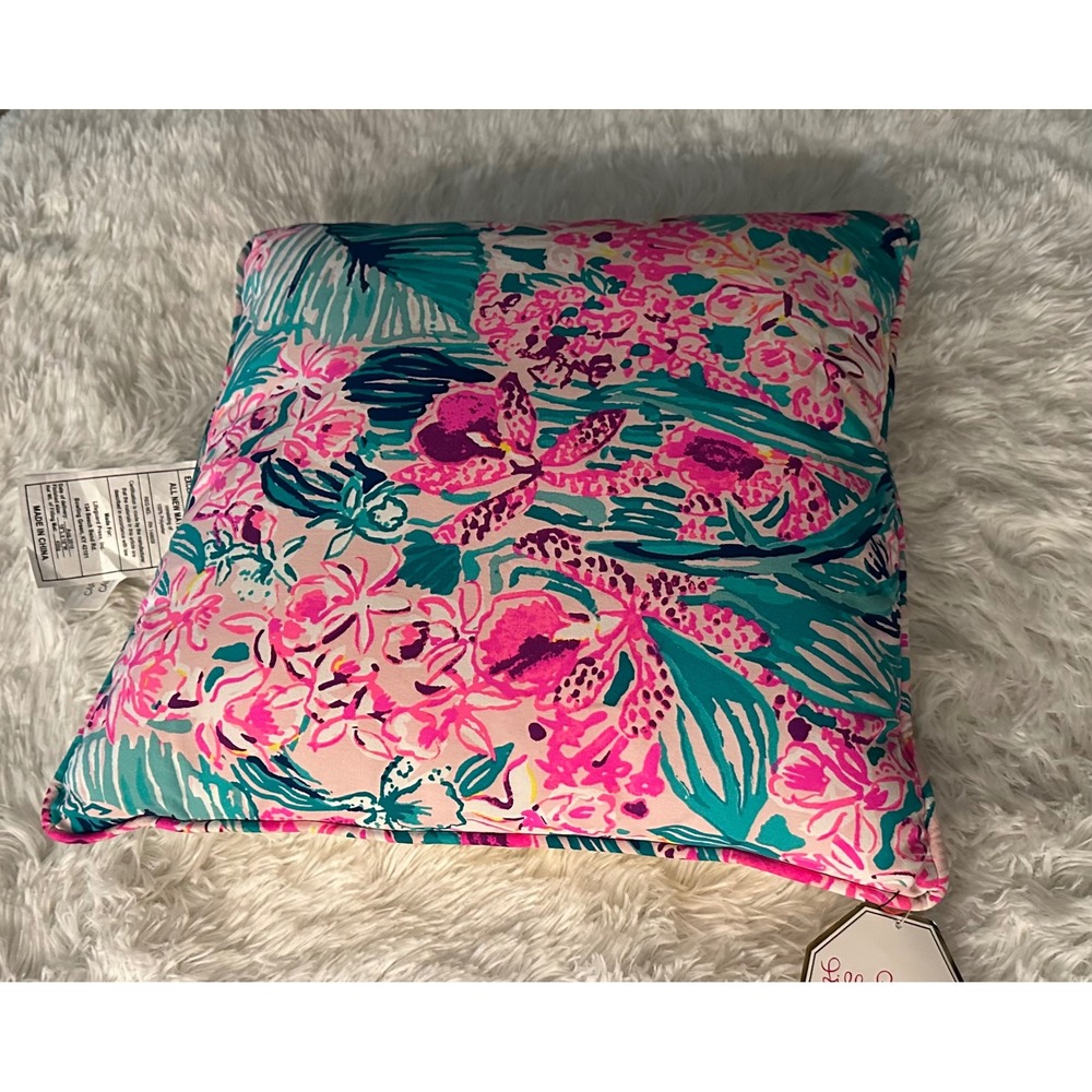 NWT Lilly Pulitzer‎ 18x18 Slathouse Throw Pillow
